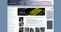 Desktop Screenshot of measurementrentals.ashop.com.au