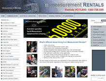 Tablet Screenshot of measurementrentals.ashop.com.au