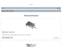 Tablet Screenshot of mashmaster.ashop.com.au